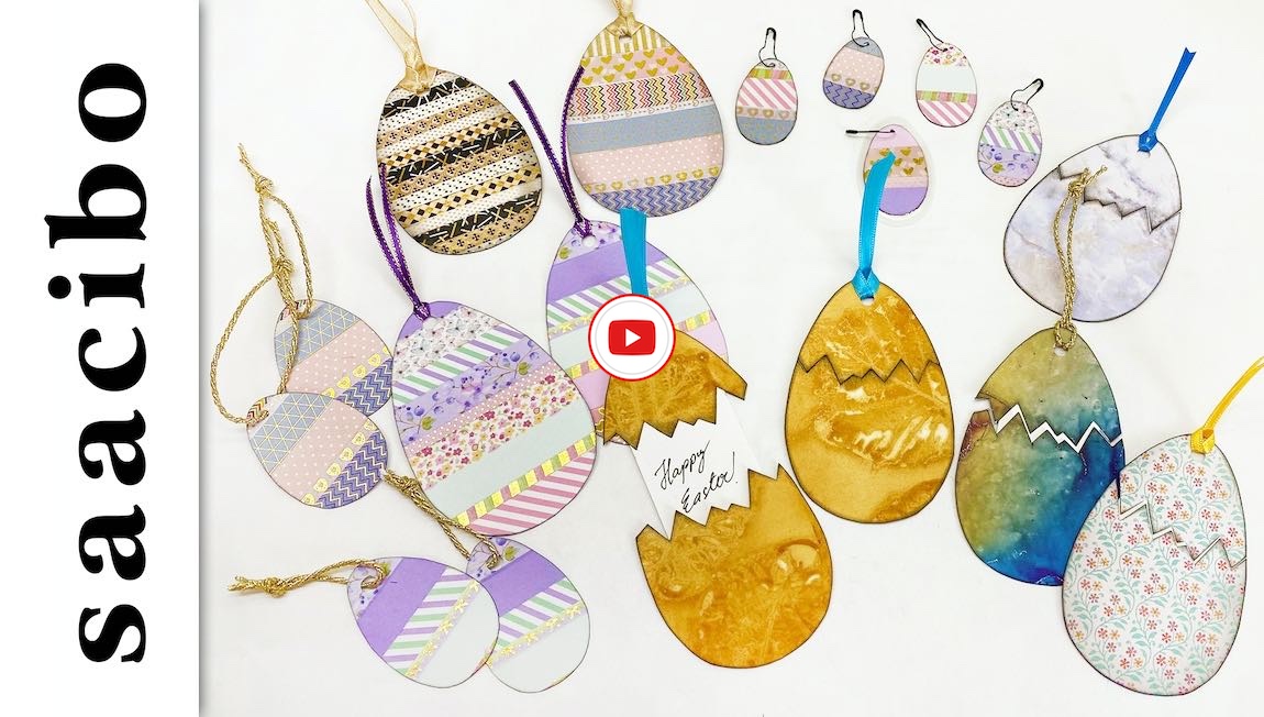 Fun Easter Egg Tags With A Hidden Pocket + Freebie Video