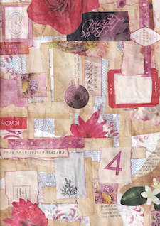 Making a Journal from Junk Mail Advertising & Book Pages - Saacibo Collage 03