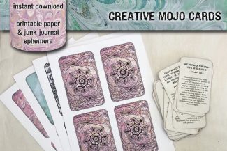 SAACIBO DIGITAL ART CREATIVE MOJO CARDS