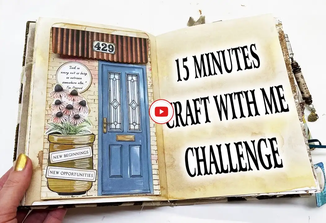 15 Minutes Craft With Me Challenge - Envelope Pocket