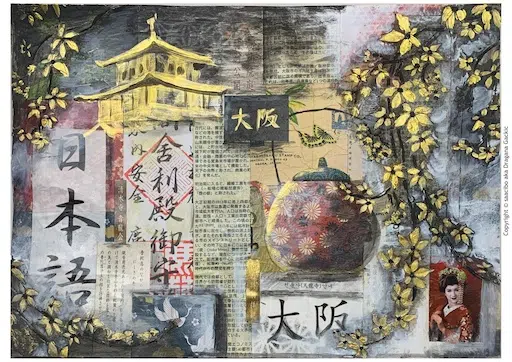 Collage Master Board Holiday in Japan