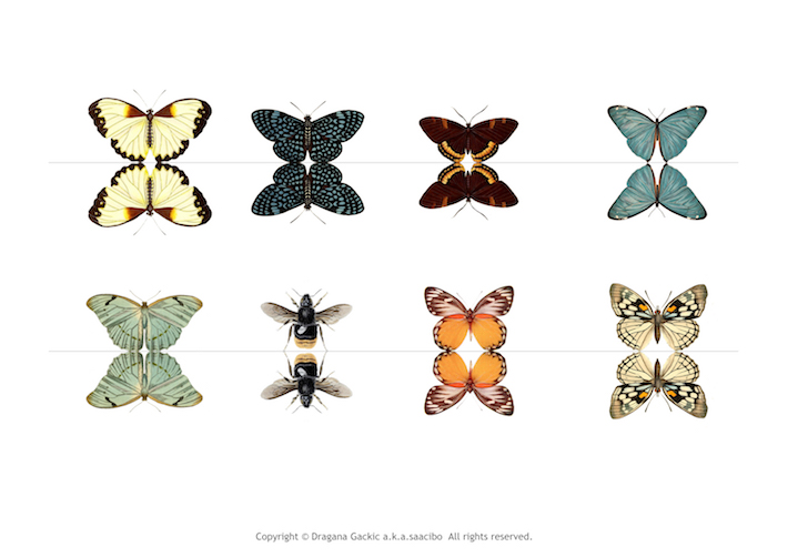 Jazz up your specimen cards with some recycled coffee filters and altered playing cards