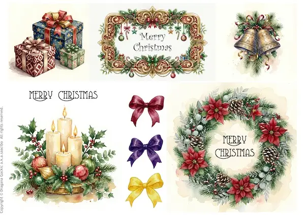 Happy Holidays Collection Part 1 - Christmas Inspired Printables