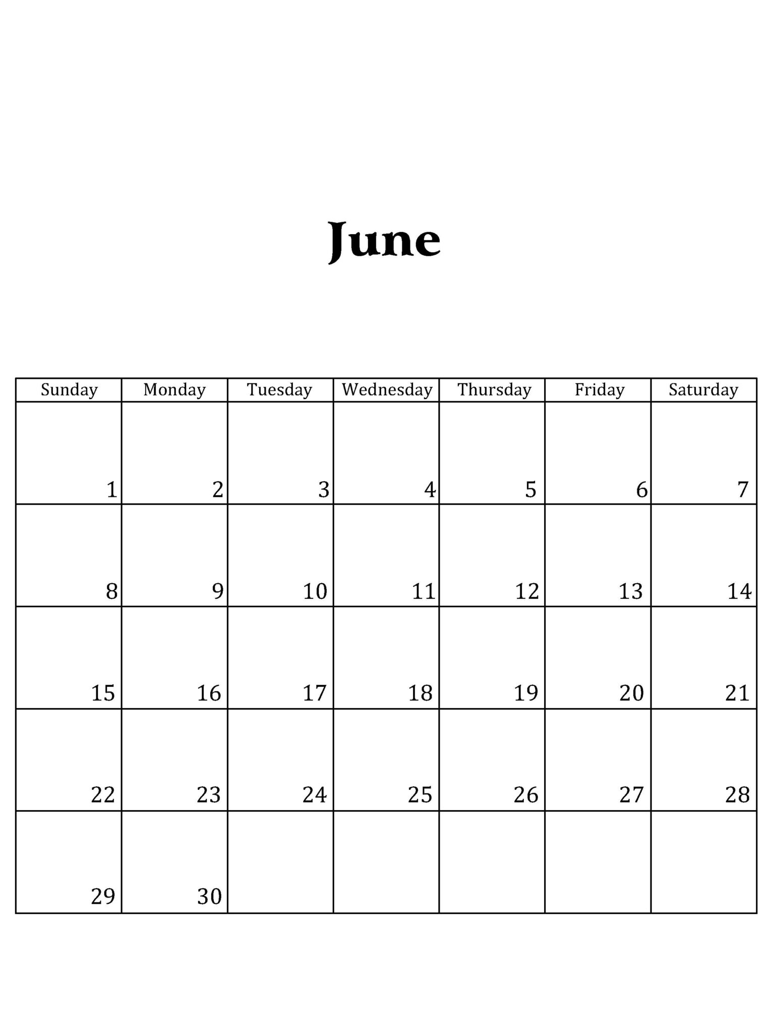 Wall Calendar Printable