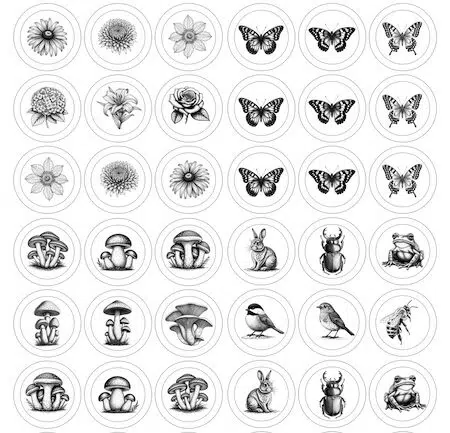 Coin Charms Printable