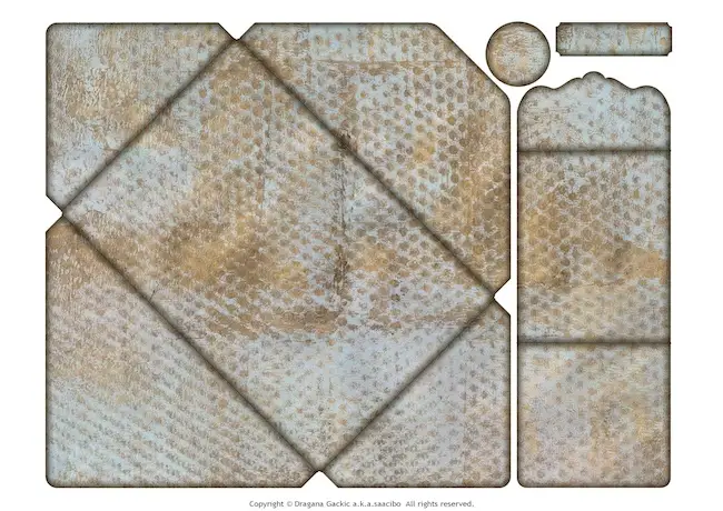 Grungy Paper Ephemera Set – 4 High-Res A4 Designs for Craft Projects