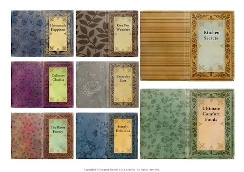 Saacibo Art by Dragana Gackic 2 Saacibo Happy Cook Books Freebie TEMPLATE