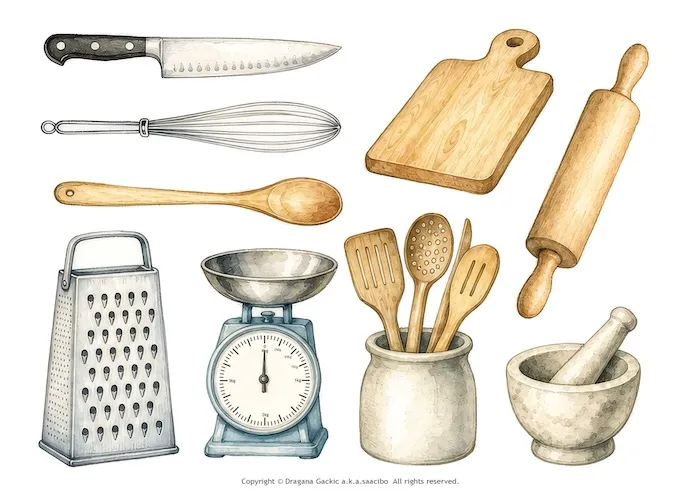 Culinary Fussy Cuts for Junk Journals