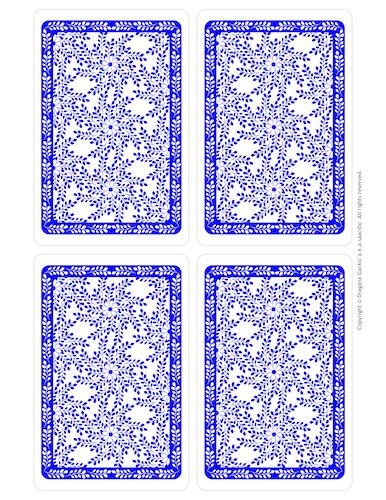 Playing Cards Blue Back
