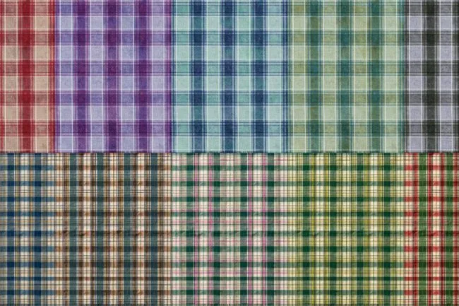 Saacibo Art by Dragana Gackic 3 Free printable tartan and plaid paper collection: ten plaid patterns in red, purple, blue, green, grey, brown and cream
