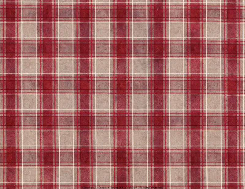 Free printable red tartan plaid paper, US Letter landscape JPG, pattern 1 of 10