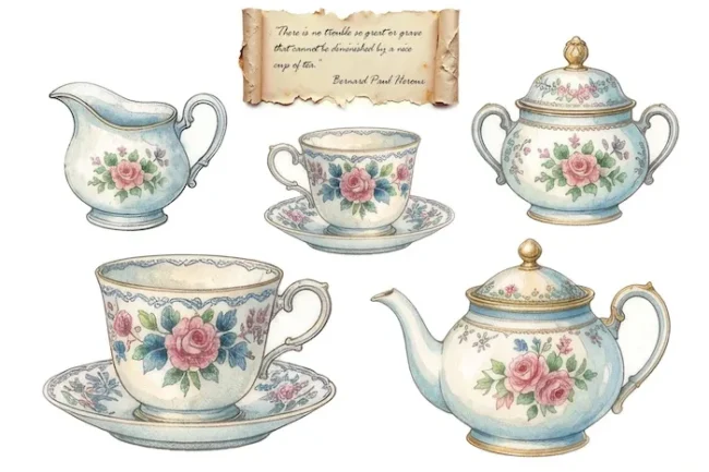 Saacibo Art by Dragana Gackic 2 Tea Party